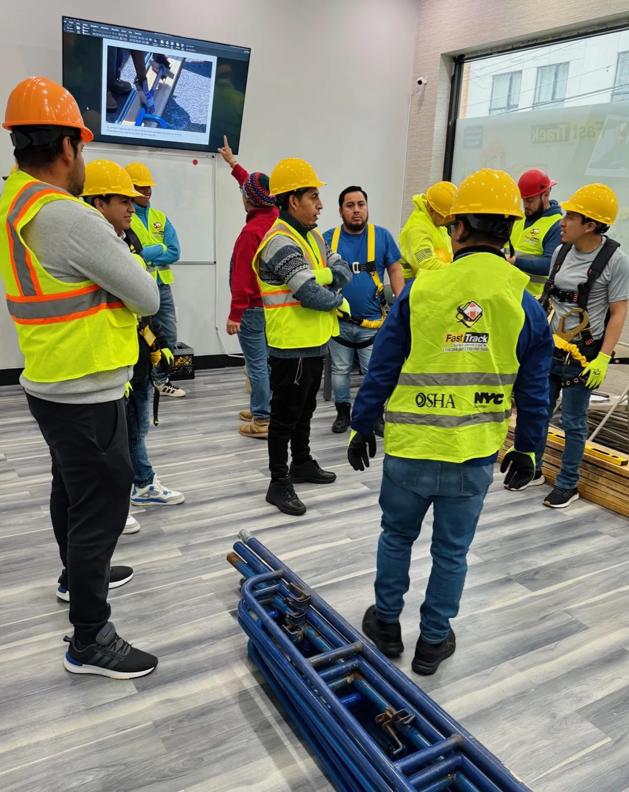 Demonstration of proper personal protective equipment (PPE)